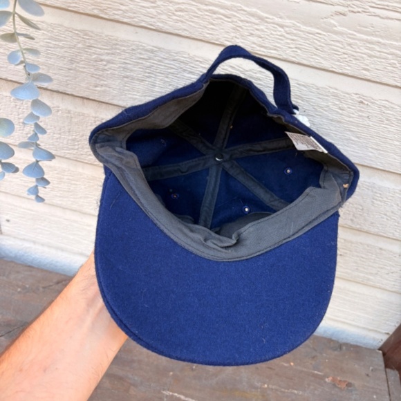 vintage MASSEY FERGUSON tractors farming wool strapback hat leafs - Picture 6 of 7